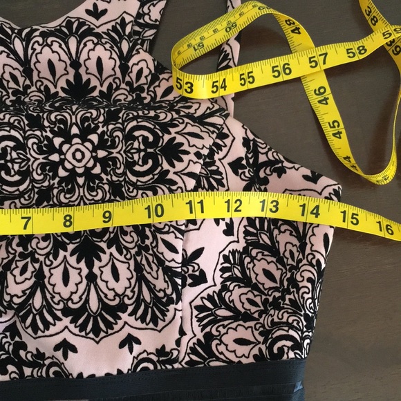 City Studio Women's Dress Size 3 (Junior) Pink Fit &Flare Holter Neck Sleeveless - Picture 8 of 9